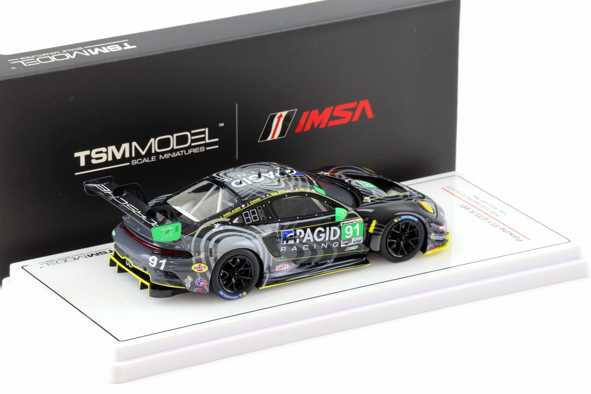 1:43 TSM Model Porsche 911 992 GT3 R #91 IMSA 2023 Daytona 24h GTD Kelly-Moss TSM430744