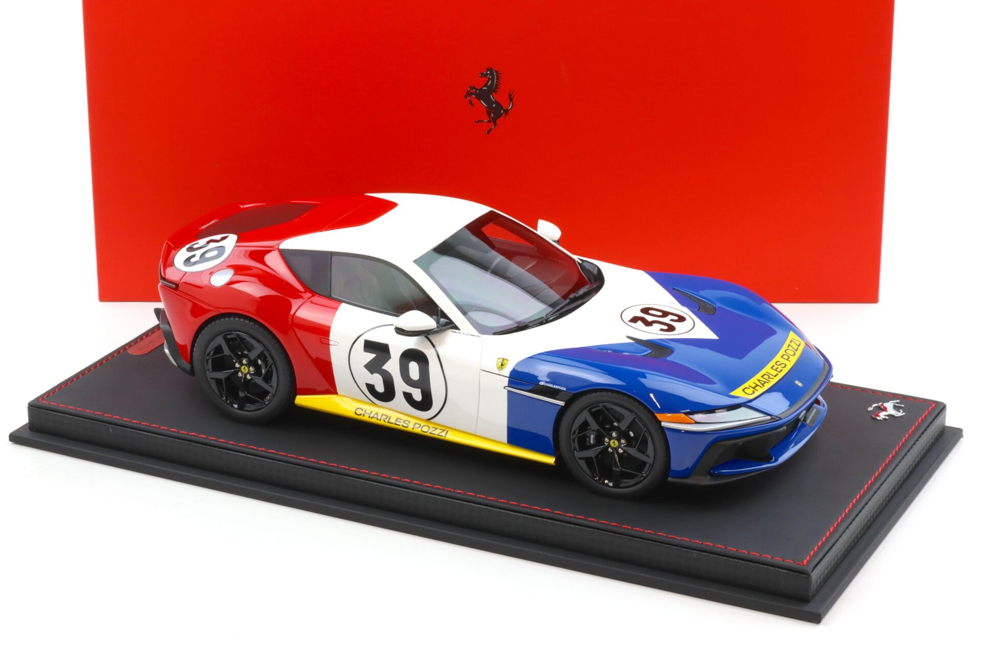 1:18 BBR Ferrari 12Cilindri Tribute to Le Mans 1972 Charles Pozzi #39 - Limited 48 pcs.