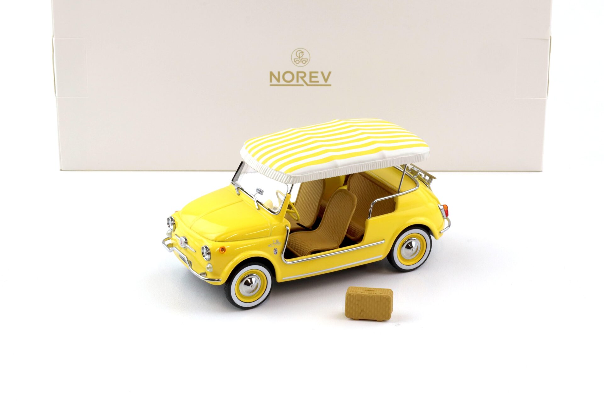 1:18 Norev Fiat 500 Jolly 1965 yellow