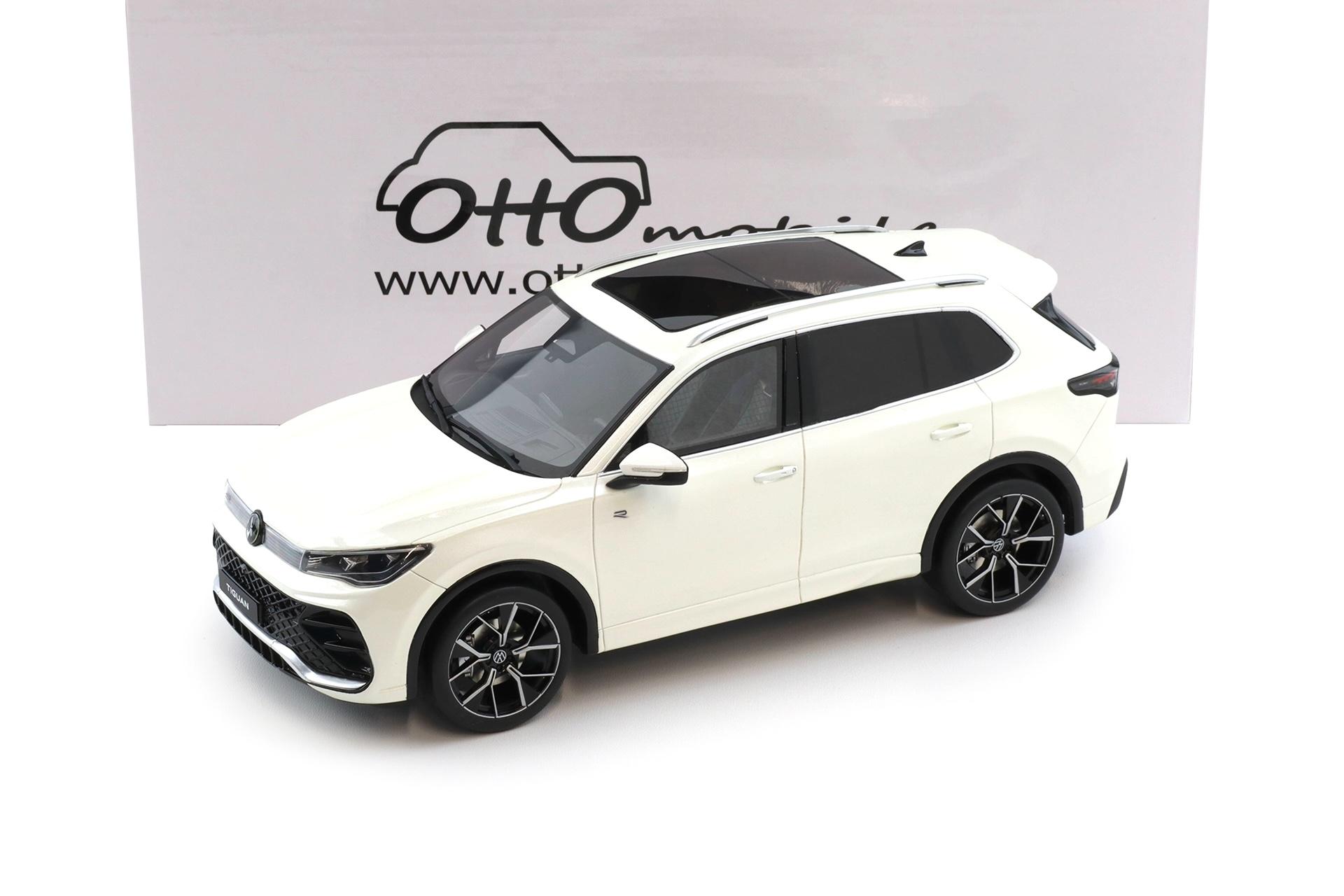 1:18 OTTO mobile OT1219 VW Tiguan E TSI R-Line 2024 pearl white