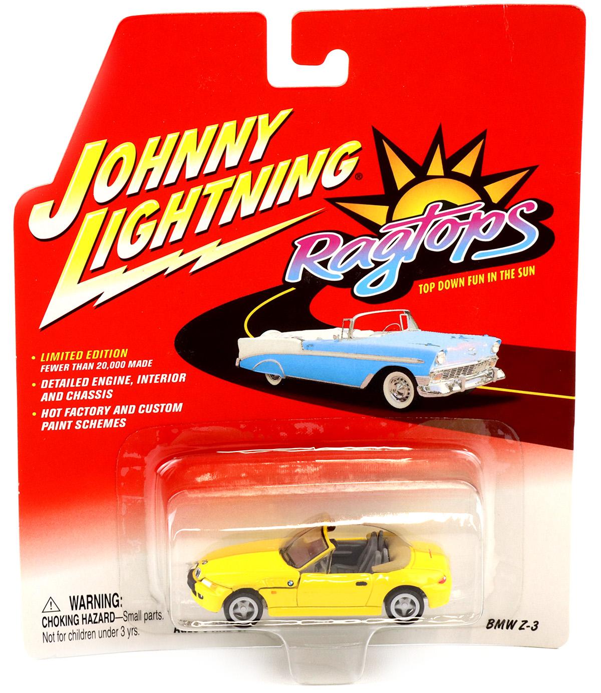 1:64 Johnny Lightning BMW Z-3 yellow Ragtops