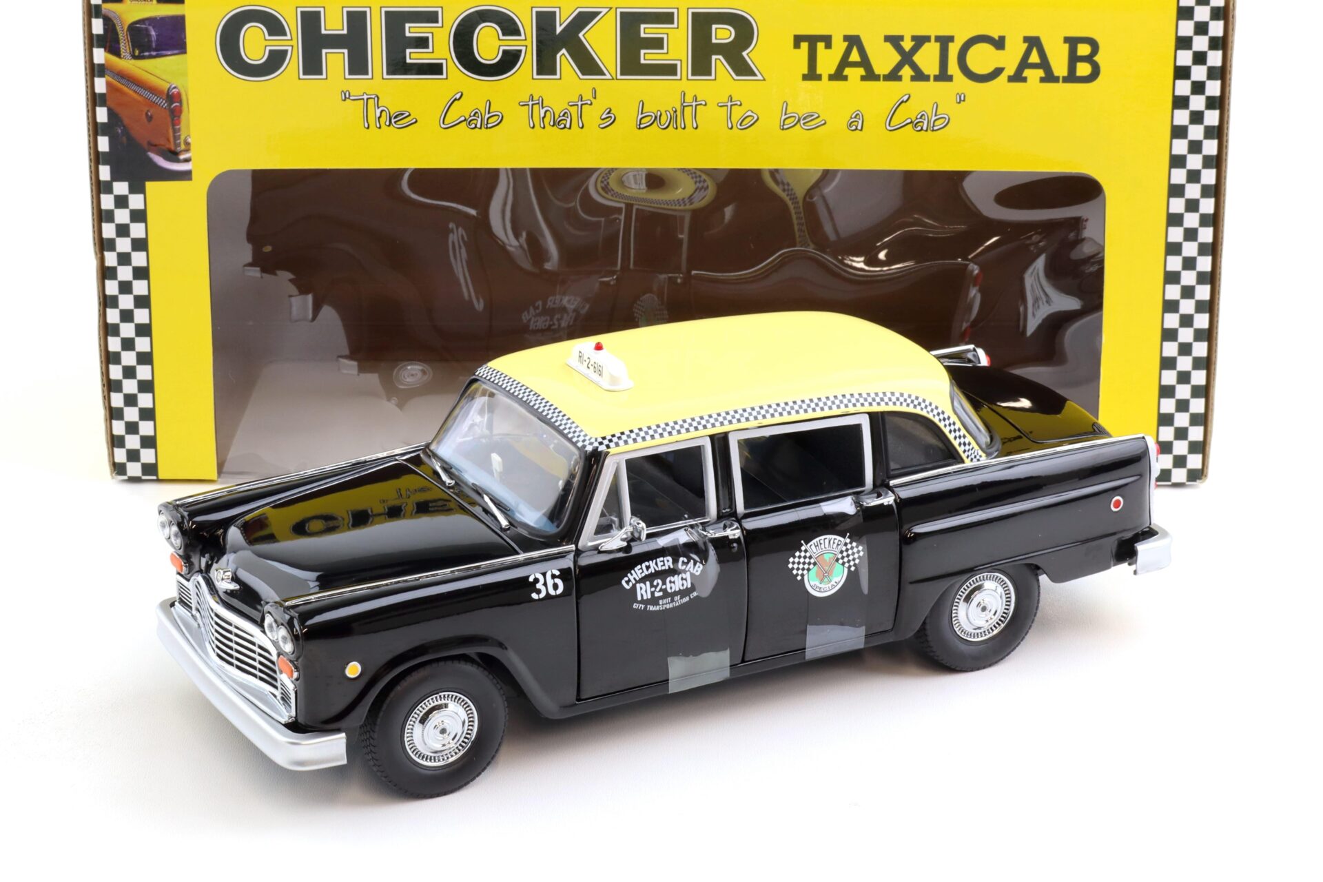 1:18 Sun Star 1963 Dallas Checker A11 Cab Taxi Special black/ beige