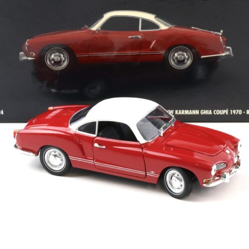 1:24 Minichamps VW Karmann Ghia Coupe red/ white 1970