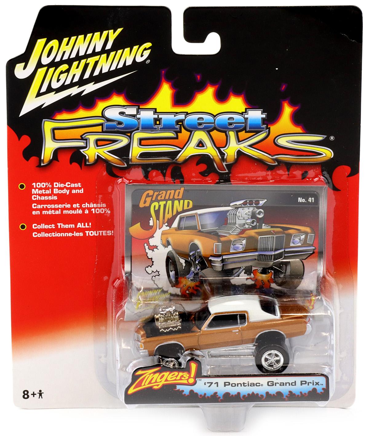 1:64 Johnny Lightning '71 Pontiac Grand Prix brown/ white metallic Street Freaks