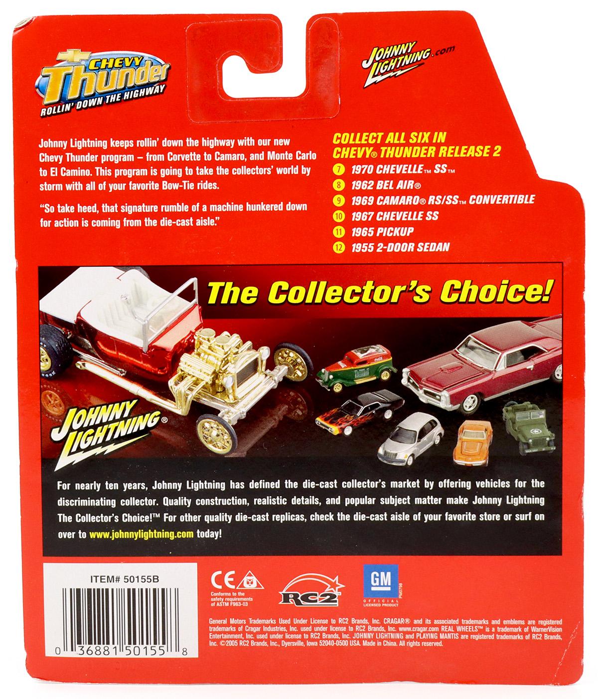 1:64 Johnny Lightning 1962 Chevy Bel Air green metallic Chevy Thunder