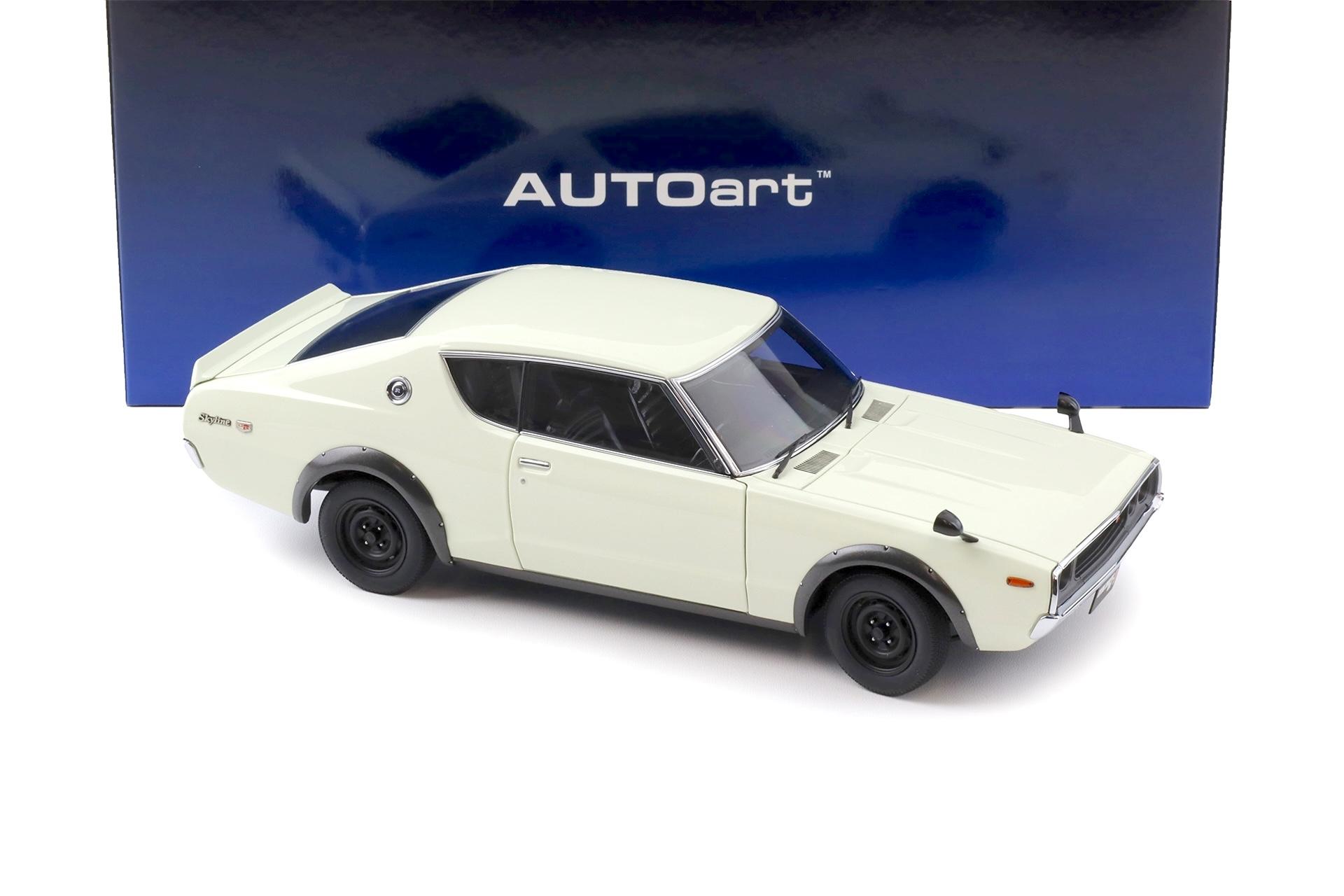 1:18 AUTOart Nissan Skyline 2000 GT-R (KPGC110) 1973 white