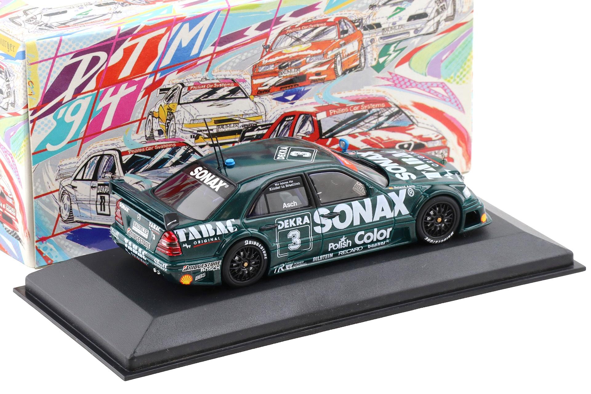 1:43 Minichamps Mercedes AMG C180 DTM 1994 Team AMG #3 R.Asch