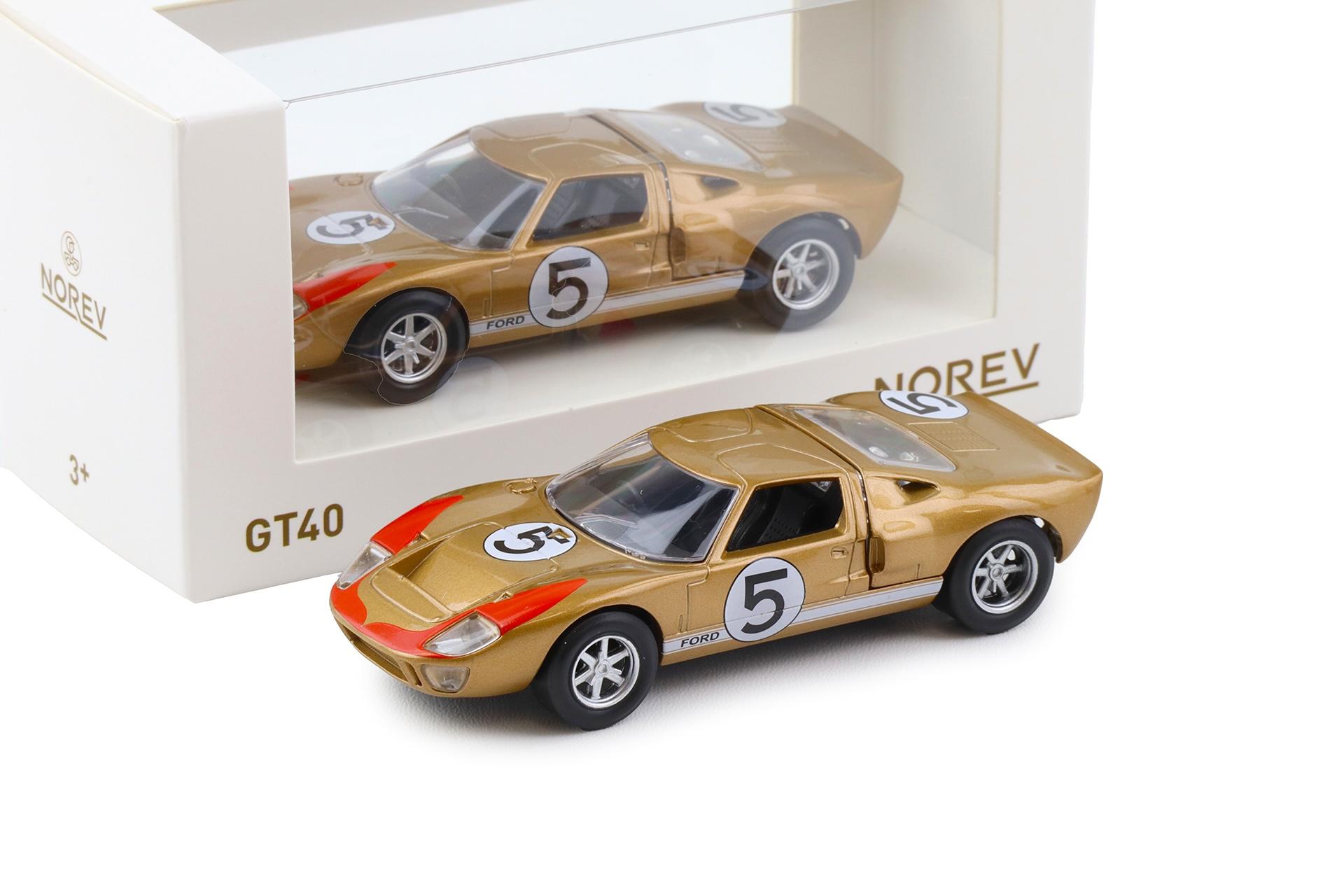 1:43 Norev Jet Car Ford GT40 Le Mans 1966 Bucknum/ Hutcherson #5
