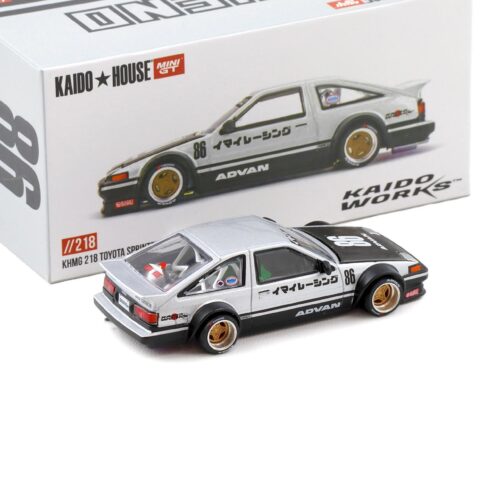 1:64 TSM Mini GT Kaido House Toyota Sprinter Trueno Kaido Street V2 silver