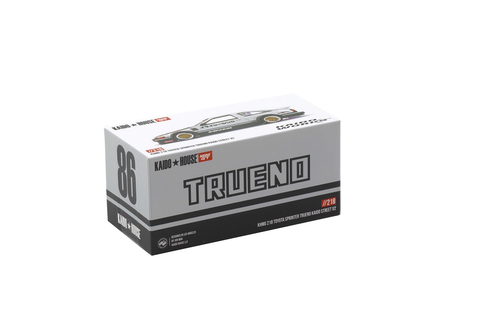 1:64 TSM Mini GT Kaido House Toyota Sprinter Trueno Kaido Street V2 silver