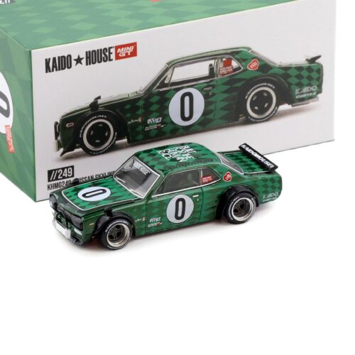 1:64 TSM Mini GT Kaido House Nissan Skyline 2000GT-R (KPGC10) Cortez V1 green