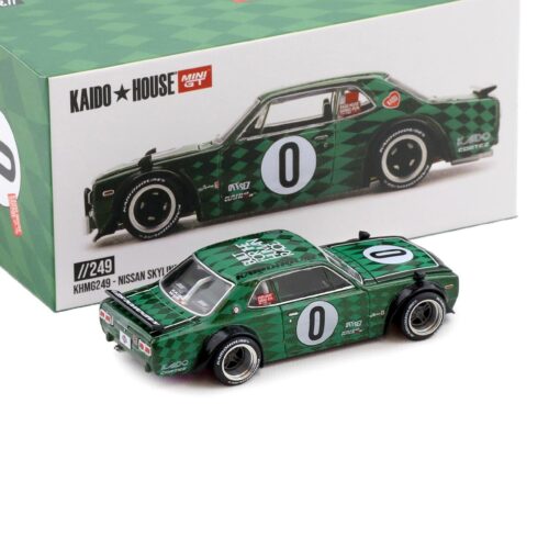 1:64 TSM Mini GT Kaido House Nissan Skyline 2000GT-R (KPGC10) Cortez V1 green