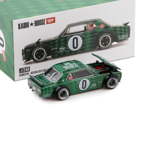 1:64 TSM Mini GT Kaido House Nissan Skyline 2000GT-R (KPGC10) Cortez V1 green