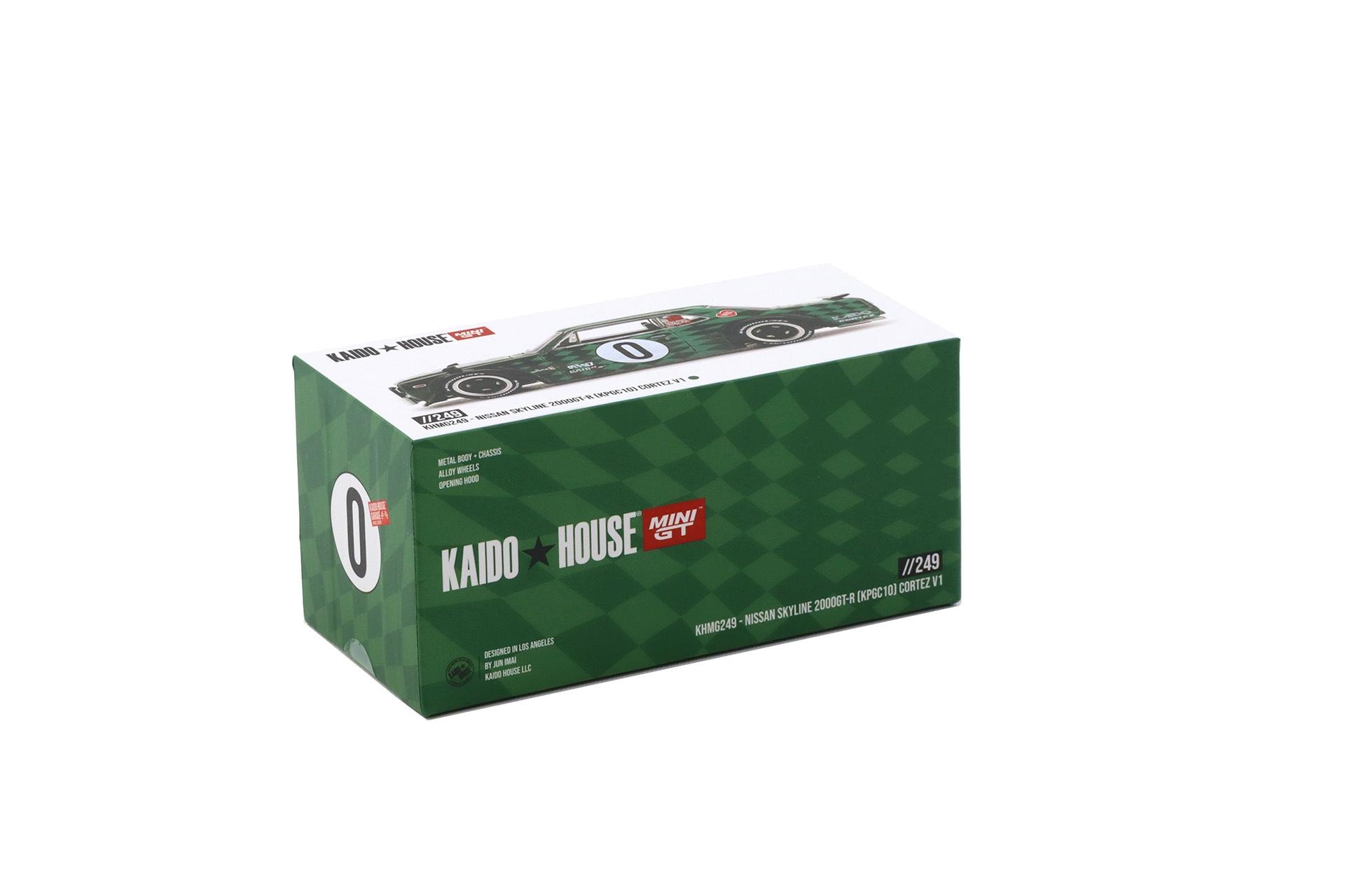 1:64 TSM Mini GT Kaido House Nissan Skyline 2000GT-R (KPGC10) Cortez V1 green