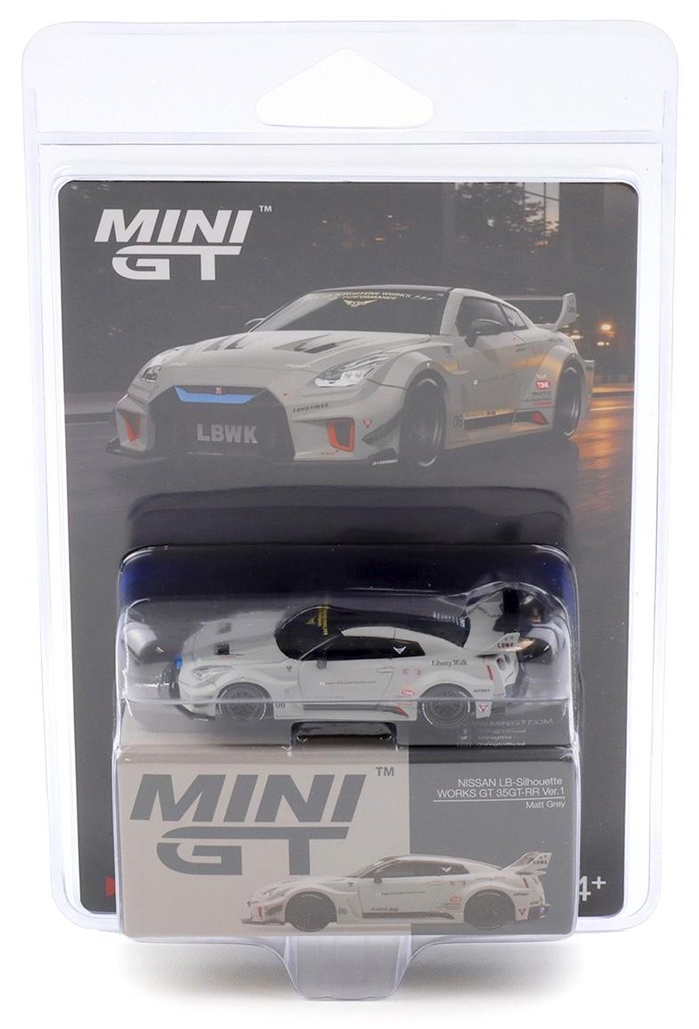 1:64 TSM Mini GT Blister Nissan LB-Silhouette WORKS GT 35GT-RR Ver. 1 matt grey