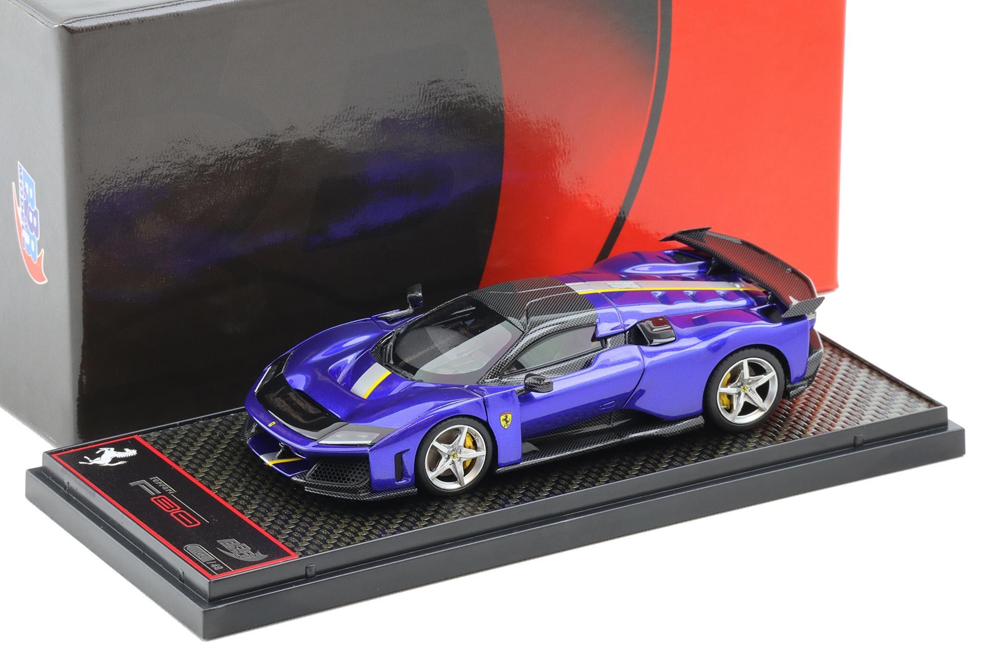 1:43 BBR Ferrari F80 Supercar Blu Elettrico/ Carbon - Limited 48 pcs.