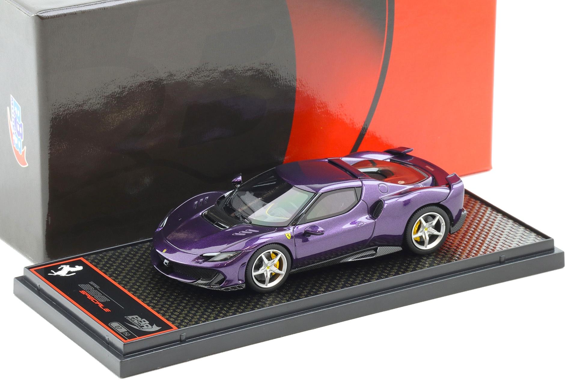 1:43 BBR Ferrari 296 Speciale viola Hong Kong - Limited 50 pcs.