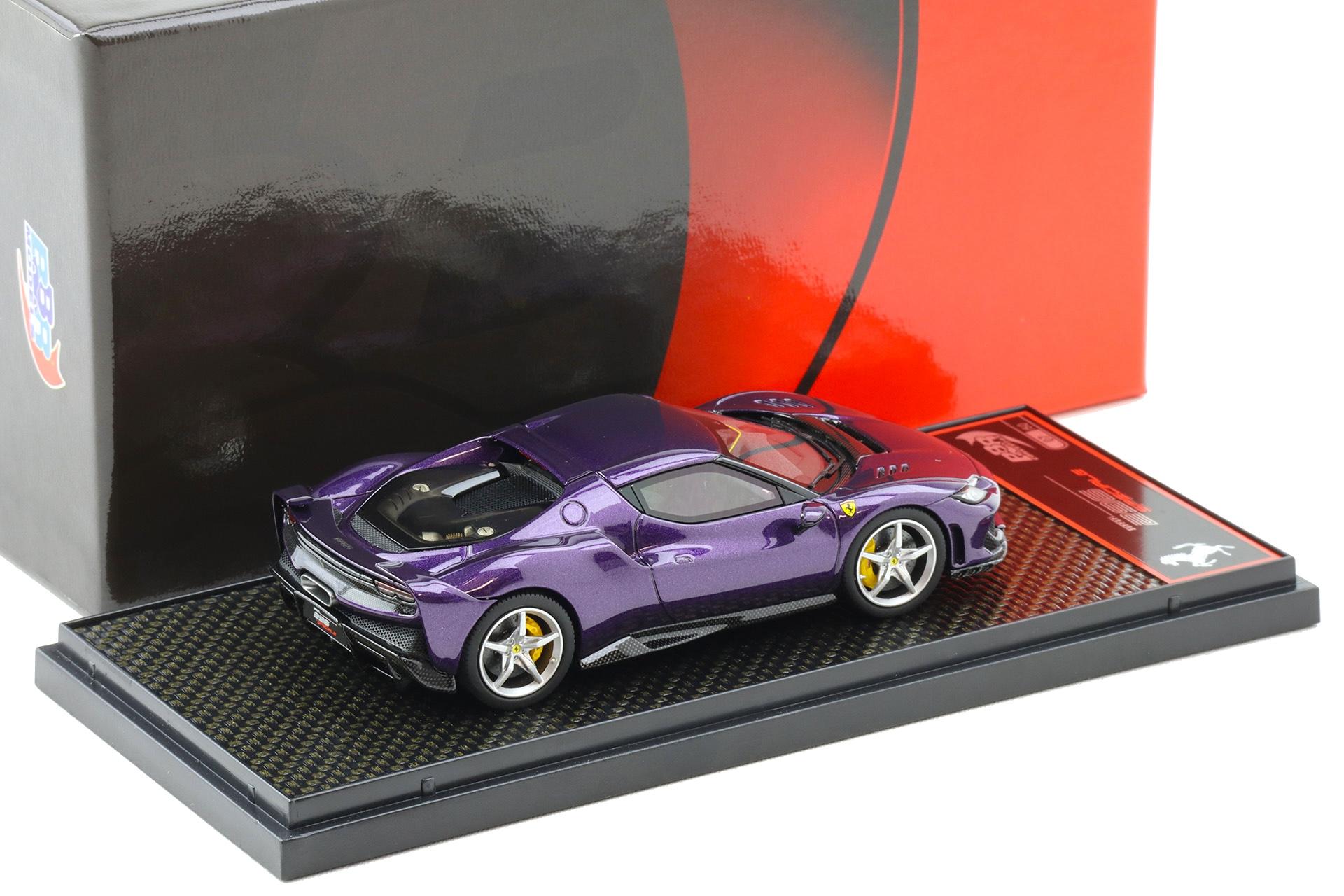 1:43 BBR Ferrari 296 Speciale viola Hong Kong - Limited 50 pcs.