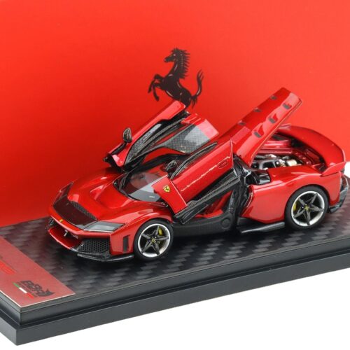 1:64 BBR Ferrari F80 Supercar Rosso red DIECAST full opening
