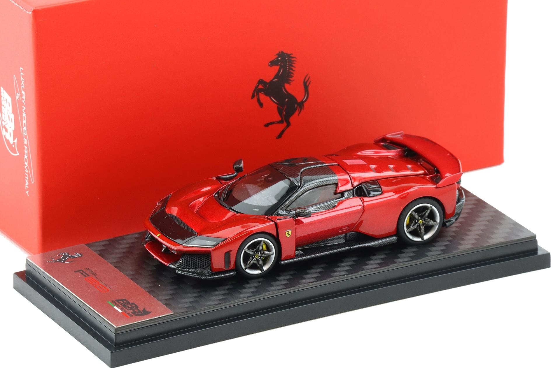 1:64 BBR Ferrari F80 Supercar Rosso red DIECAST full opening