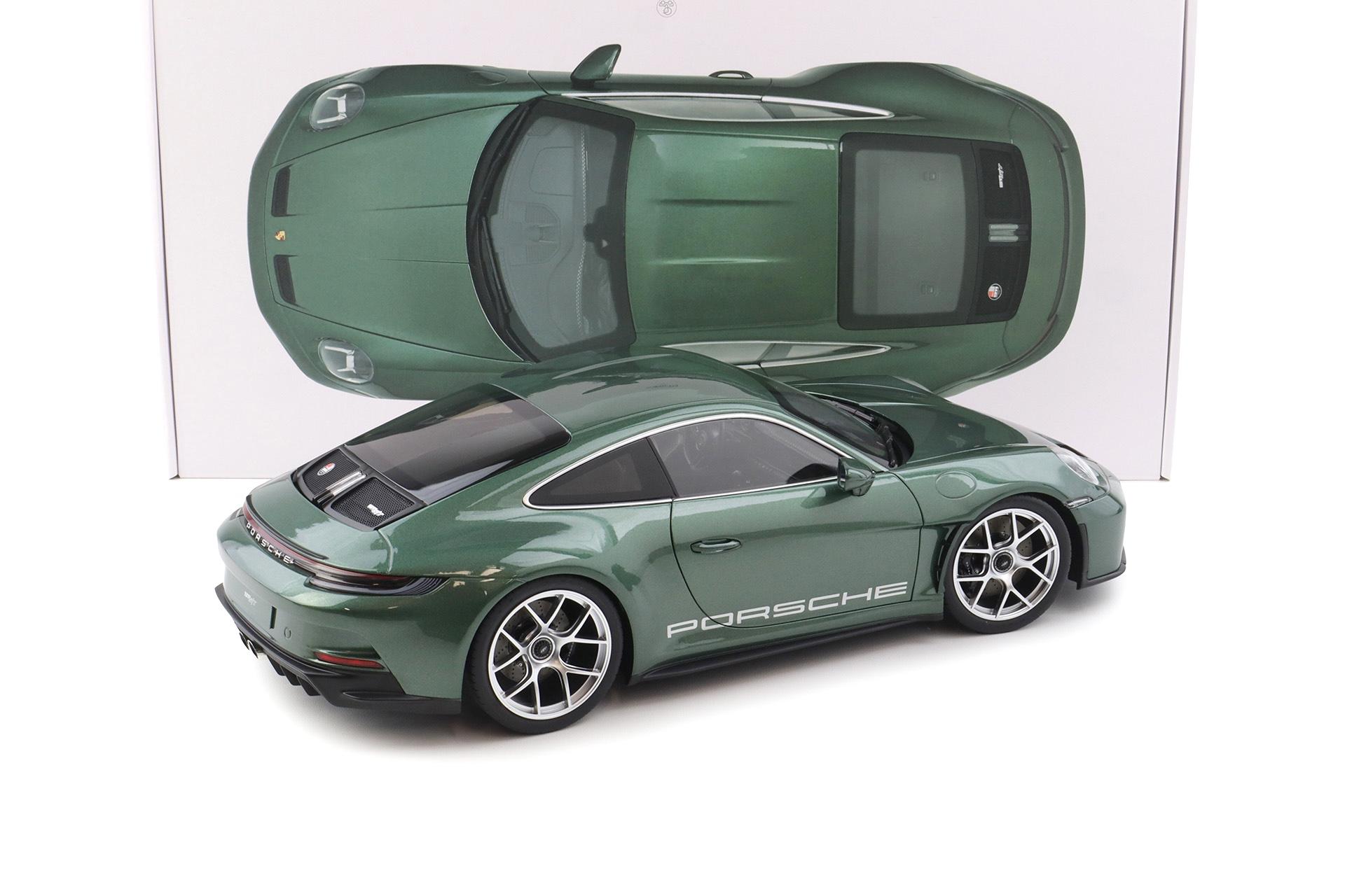 1:12 Norev Porsche 911 992 S/T Coupe 2023 Andre Lotterer Malachite green metallic