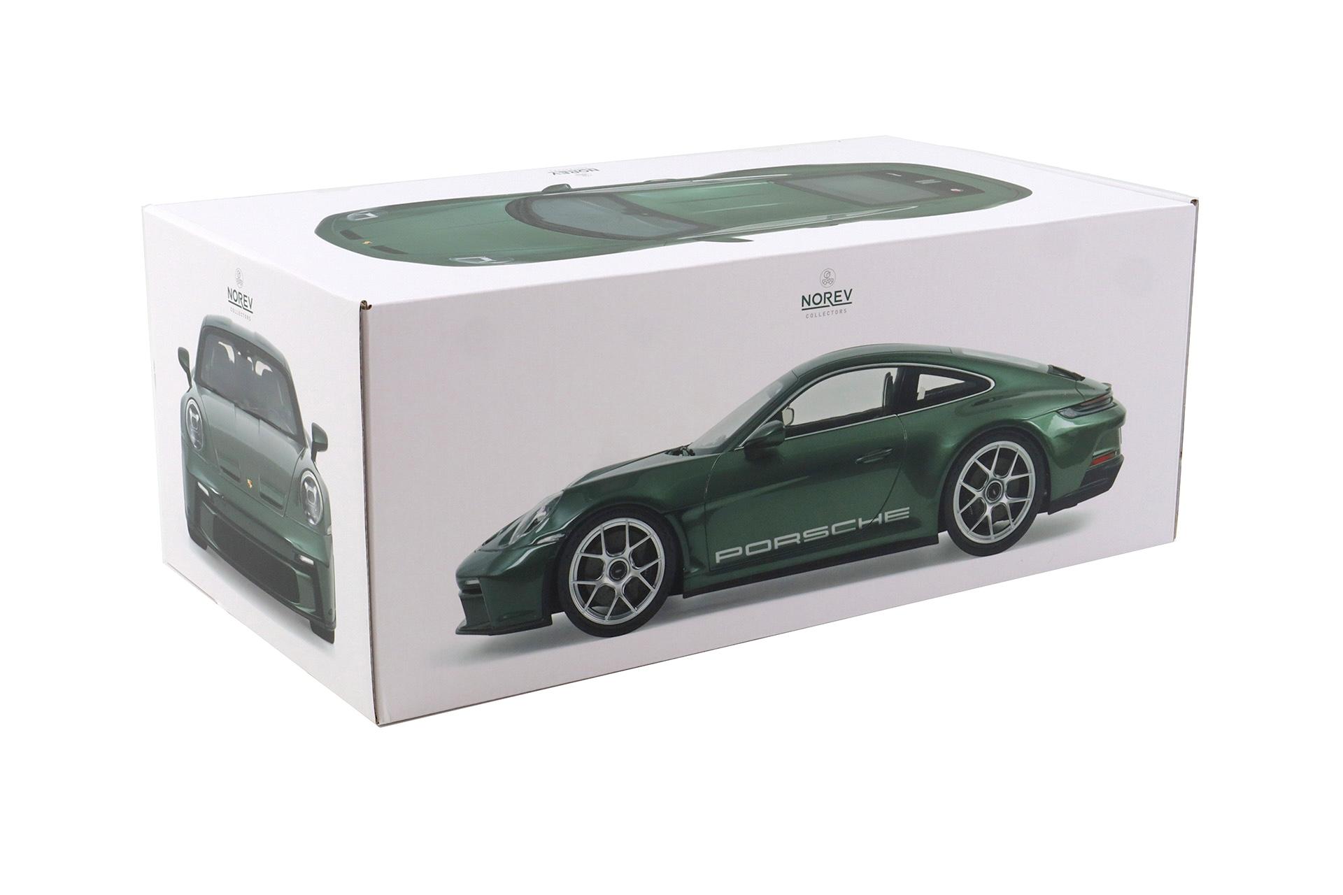 1:12 Norev Porsche 911 992 S/T Coupe 2023 Andre Lotterer Malachite green metallic