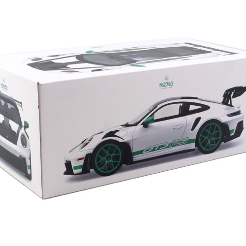 1:12 Norev Porsche 911 992 GT3 RS Weissach Package Tribute to Carrera RS white/ green