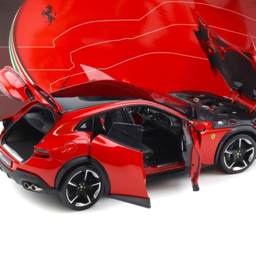 1:18 BBR Ferrari Purosangue Rosso Corsa red DIECAST full openings