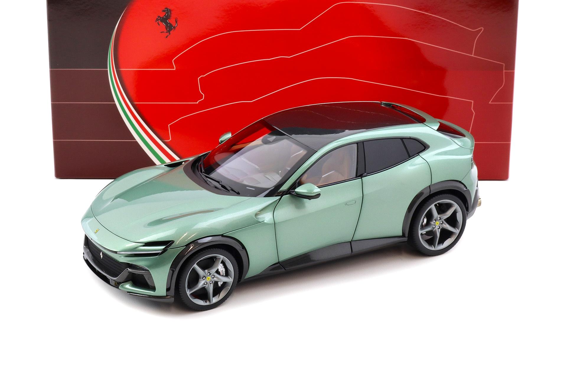 1:18 BBR Ferrari Purosangue Verde Dora green metallic DIECAST full openings