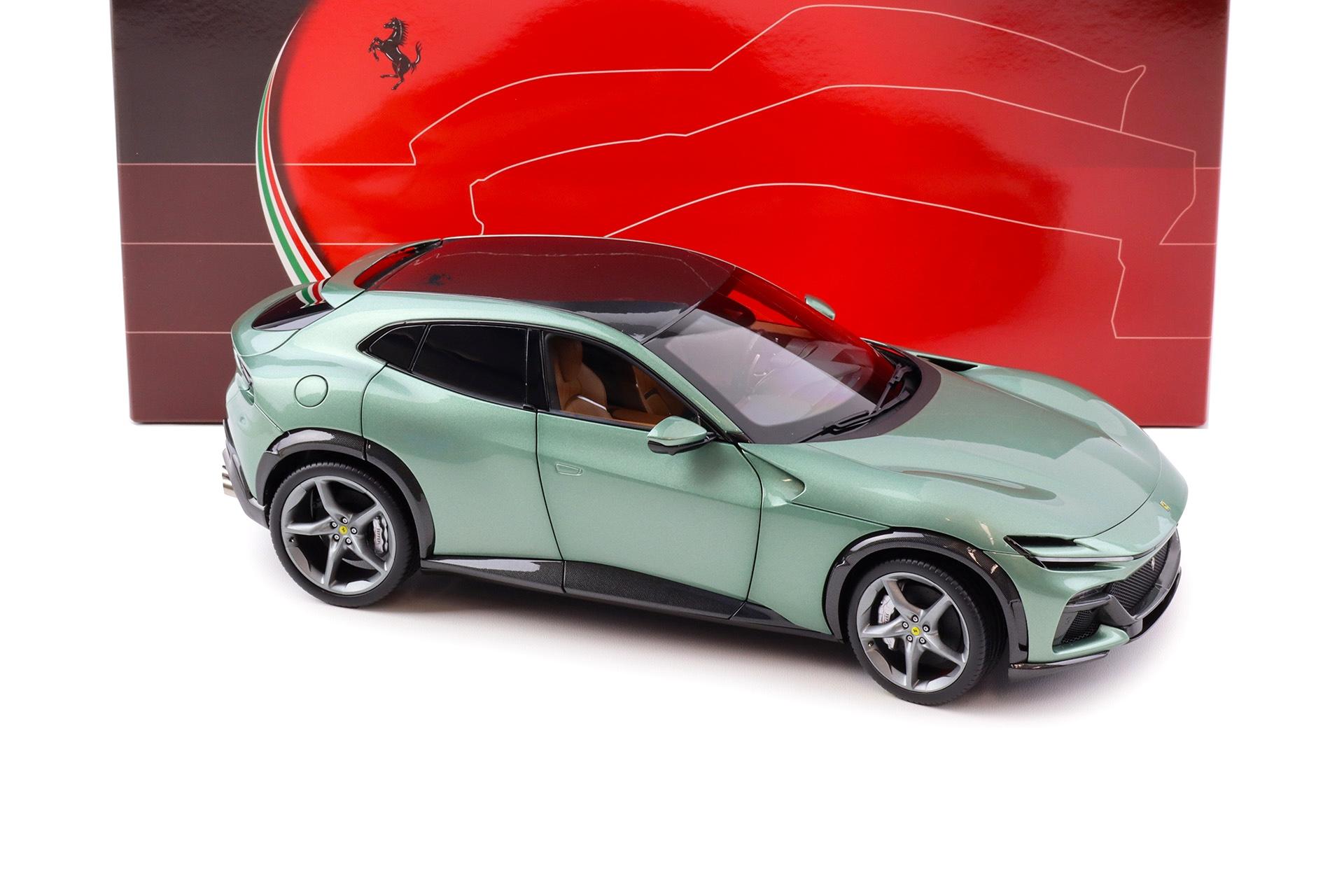 1:18 BBR Ferrari Purosangue Verde Dora green metallic DIECAST full openings