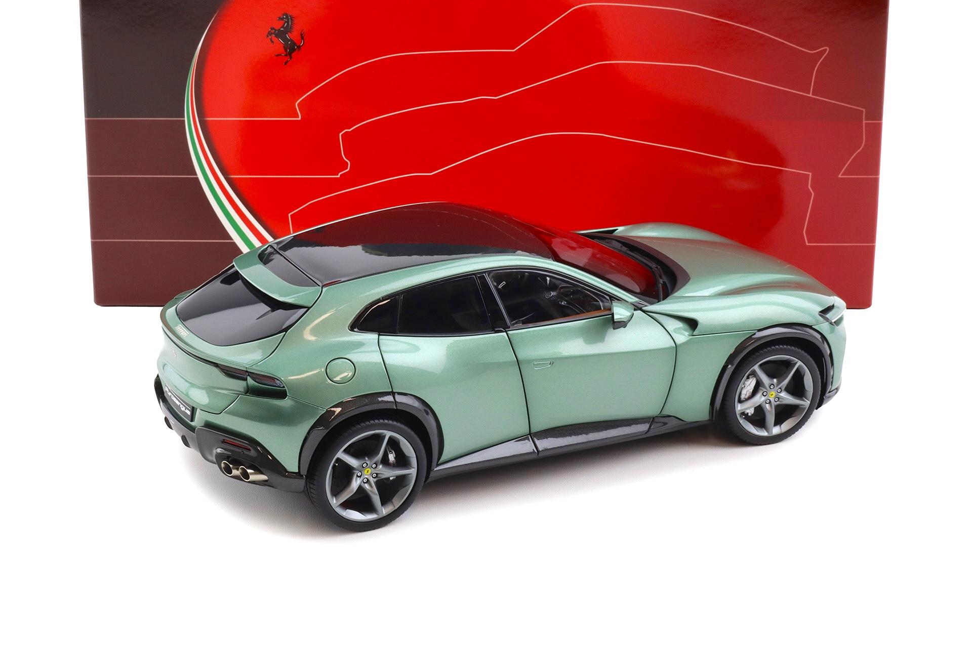 1:18 BBR Ferrari Purosangue Verde Dora green metallic DIECAST full openings