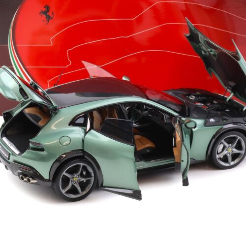 1:18 BBR Ferrari Purosangue Verde Dora green metallic DIECAST full openings
