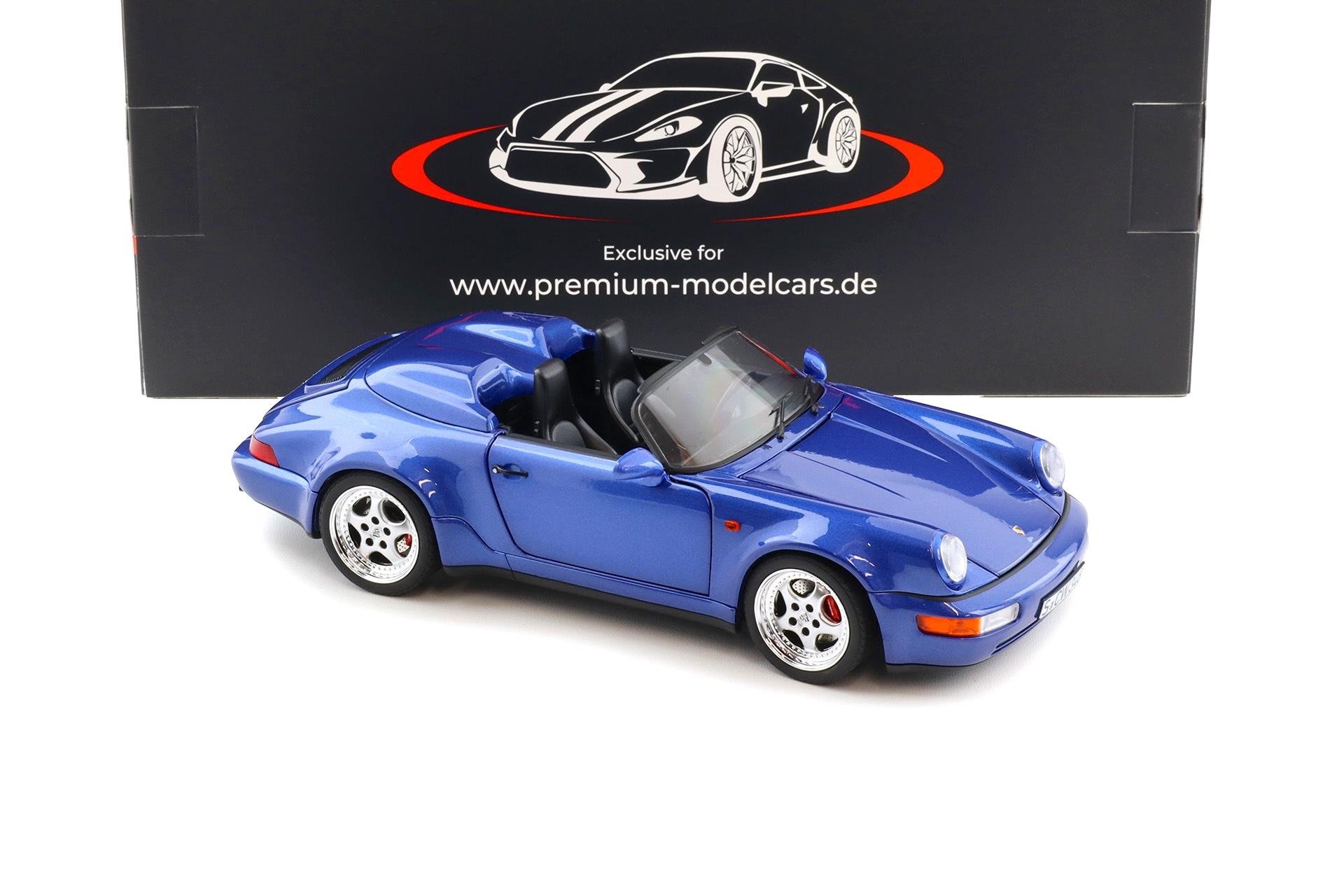 1:18 Norev Porsche 911 964 Speedster WTL 1993 Cobalt blue metallic - Limited 500 pcs.