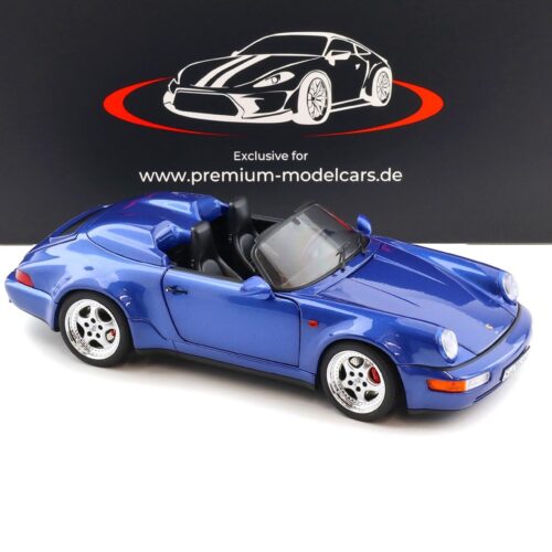 1:18 Norev Porsche 911 964 Speedster WTL 1993 Cobalt blue metallic - Limited 500 pcs.