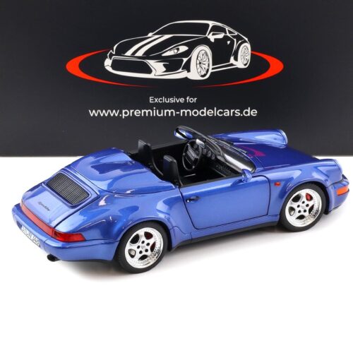 1:18 Norev Porsche 911 964 Speedster WTL 1993 Cobalt blue metallic - Limited 500 pcs.