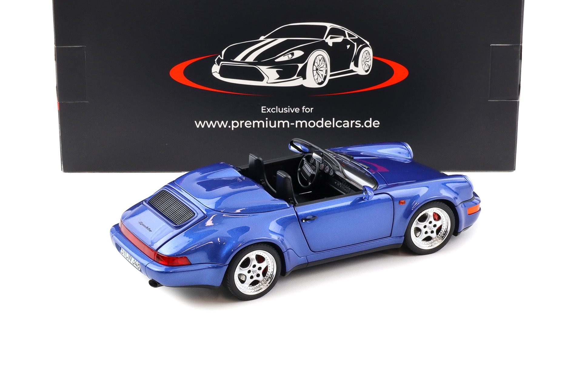 1:18 Norev Porsche 911 964 Speedster WTL 1993 Cobalt blue metallic - Limited 500 pcs.