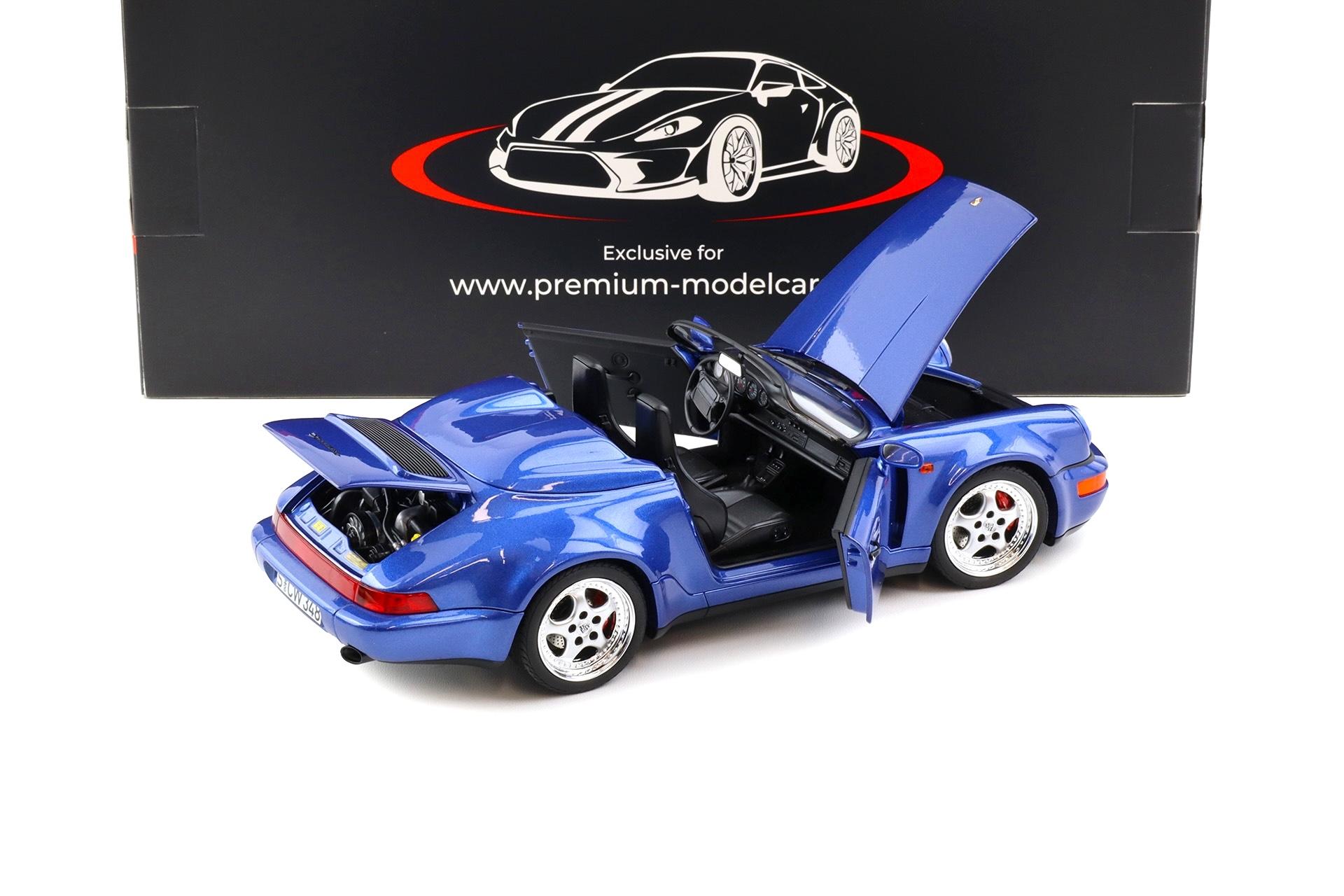 1:18 Norev Porsche 911 964 Speedster WTL 1993 Cobalt blue metallic - Limited 500 pcs.