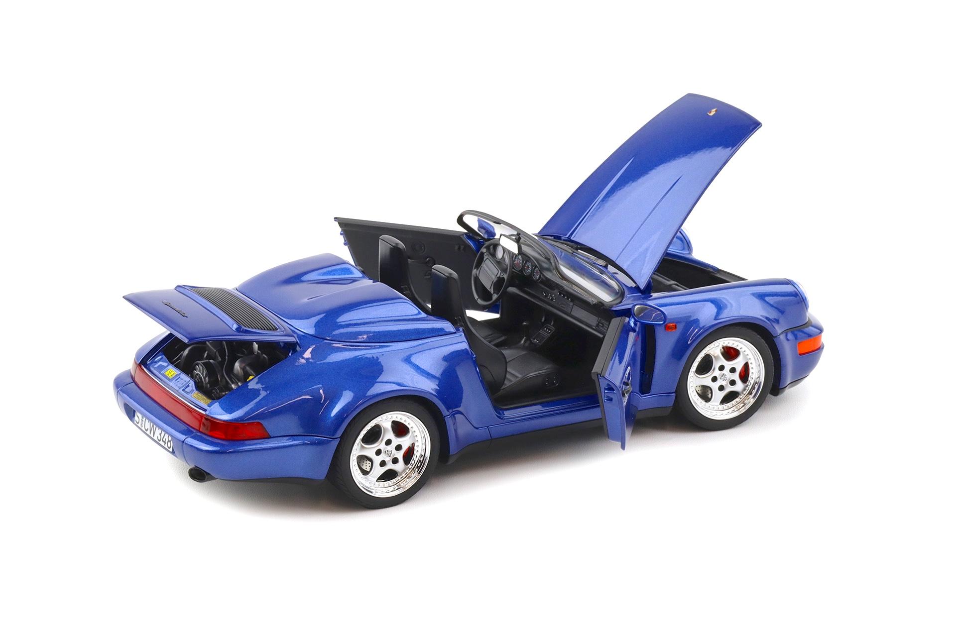 1:18 Norev Porsche 911 964 Speedster WTL 1993 Cobalt blue metallic - Limited 500 pcs.