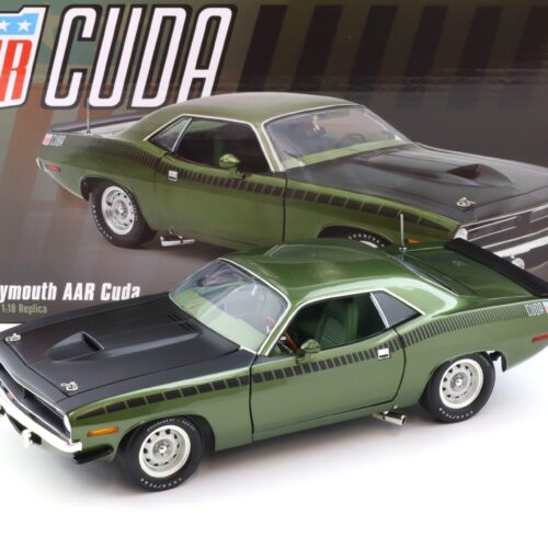 1:18 ACME 1970 Plymouth AAR Cuda Coupe Ivy green metallic