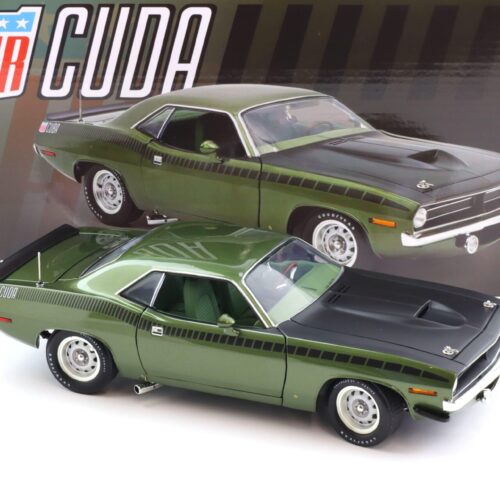 1:18 ACME 1970 Plymouth AAR Cuda Coupe Ivy green metallic