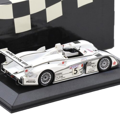 1:43 Minichamps Audi R8 Le Mans 24 hrs. 2002 Audi Sport J Team Goh Ara/Dalmas #5