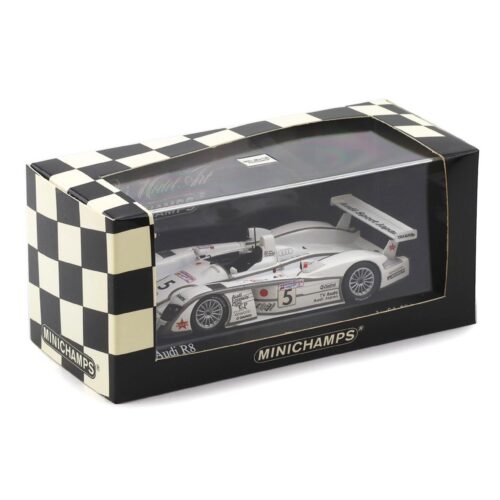 1:43 Minichamps Audi R8 Le Mans 24 hrs. 2002 Audi Sport J Team Goh Ara/Dalmas #5