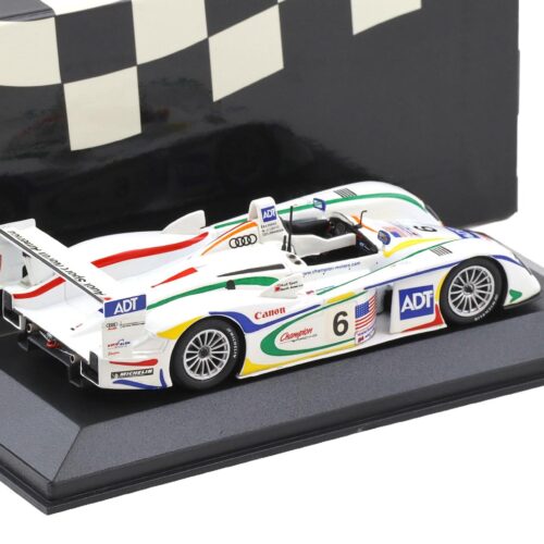 1:43 Minichamps Audi R8 Le Mans 24h 2003 Pirro/Letho/Johansson #6