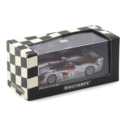 1:43 Minichamps Infineon Audi R8 Le Mans 24 hrs. 2002 - 3rd Place Krumm/Peter #3