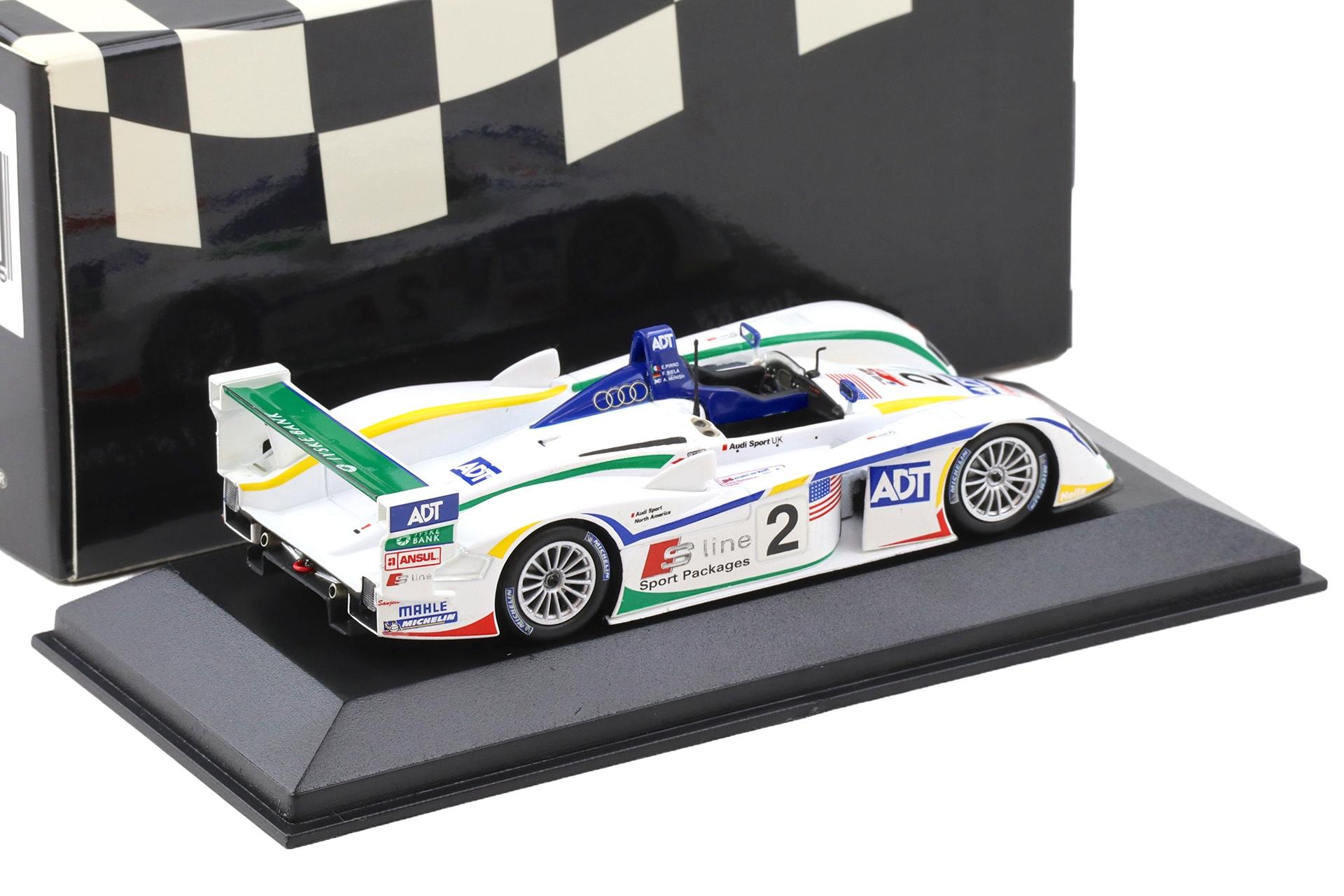 1:43 Minichamps Audi R8 Le Mans 24h 2005 - 3rd Place Biela/Pirro/McNish #2