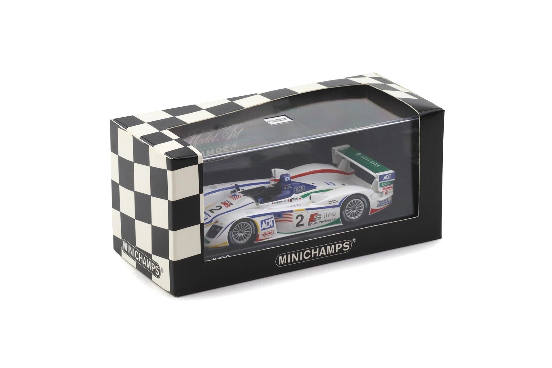 1:43 Minichamps Audi R8 Le Mans 24h 2005 - 3rd Place Biela/Pirro/McNish #2