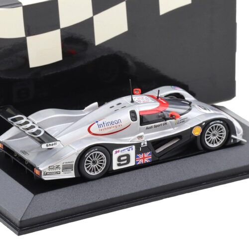 1:43 Minichamps Audi R8C 24h Le Mans 1999 Abt/Johansson/Ortelli #9