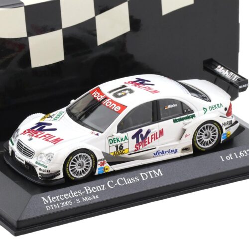 1:43 Minichamps Mercedes C-Class DTM 2005 Team Mücke #16 S.Mücke TV Spielfilm