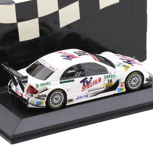 1:43 Minichamps Mercedes C-Class DTM 2005 Team Mücke #16 S.Mücke TV Spielfilm