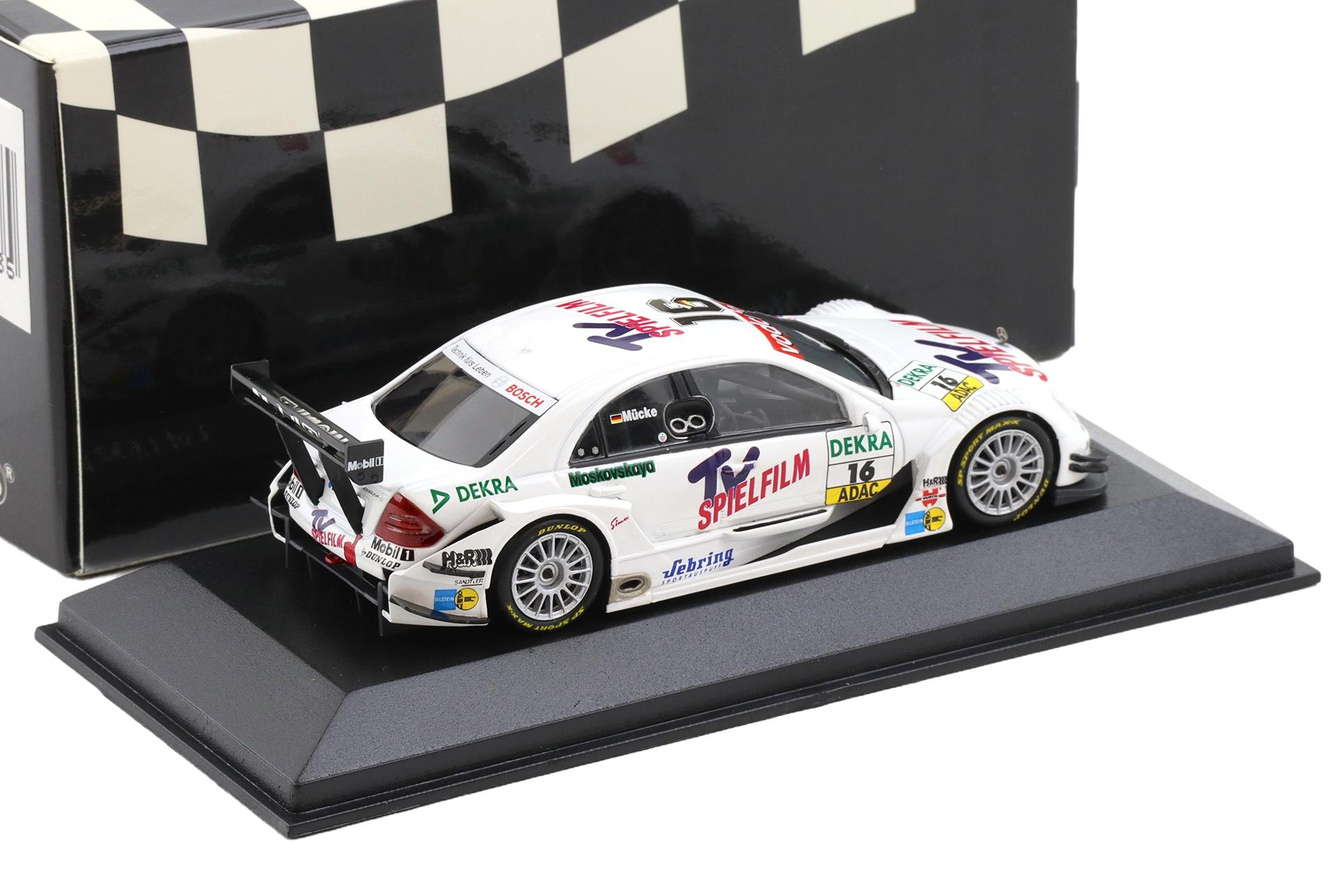 1:43 Minichamps Mercedes C-Class DTM 2005 Team Mücke #16 S.Mücke TV Spielfilm